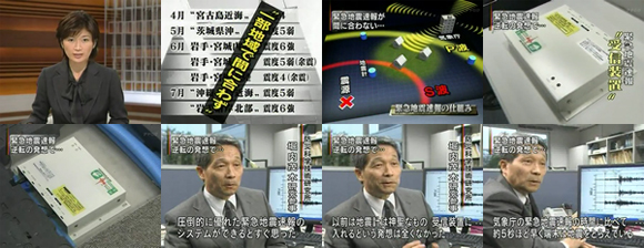 NHK ニュースウォッチ9 緊急地震速報 逆転の発想で
